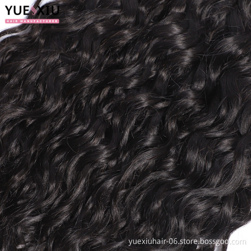 100% Human Hair Bone Straight Braiding Hair Extensions,Double Drawn Donor Hair Bone Straight Bundles with Closure